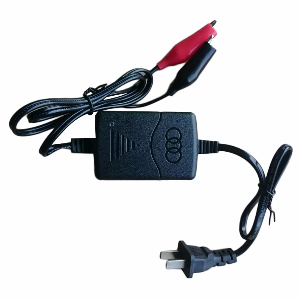 

12 V Sealed Lead Acid Rechargeable car universal Battery usb Charger Black & Red Rechargeable Sealed Lead Battery Charger NEW #