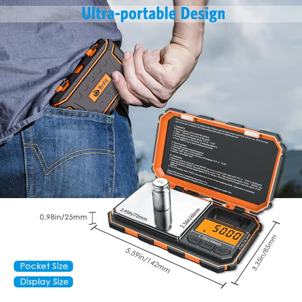 Mini Balanza Digital de Cocina Portátil 200g/0.01g | Precisión Electrónica para Alimentos y Repostería - Image 5