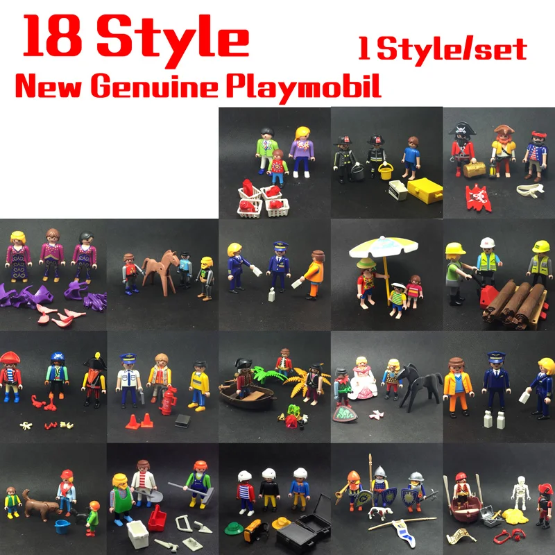 18 видов 7 5 см Playmobil набор принцесс куклы королевская банная камера и кровать с