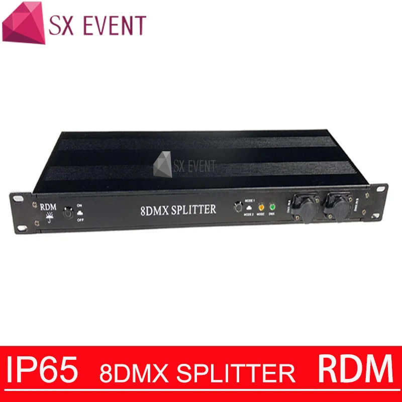 RDM 8 разделитель DMX IP65 RDM 8 разделитель DMX усилитель сигнала и дистрибьютор 1 вход на 8 выходов плюс