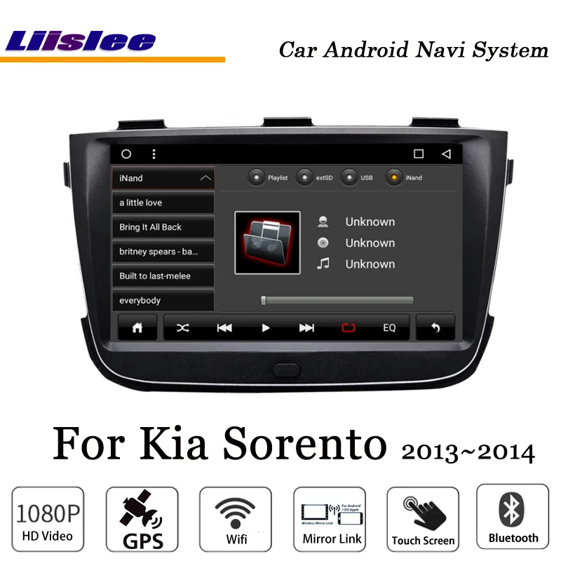 Liislee автомобильный Android gps Navi карта навигационная система для Kia Sorento 2013~ Радио Стерео Аудио Видео Мультимедиа(без DVD плеера