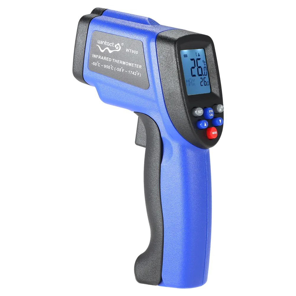 

Digital LCD Laser IR infrared thermometer -50~950C/-58~1742F Non-Contact termometro Professional Temperature Tester Pyrometer