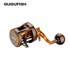 GUGUFISH All metal11BB+ 1RB приманка литье рыболовные катушки супер барабан левая/правая рука 5,5: 1 змееголова Троллинг Рыболовная катушка