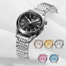 New Arrive Steel Strap YELANG V1010 Upgrade Version T100 Tritium Luminous Waterproof Lady Fashion Business Quartz