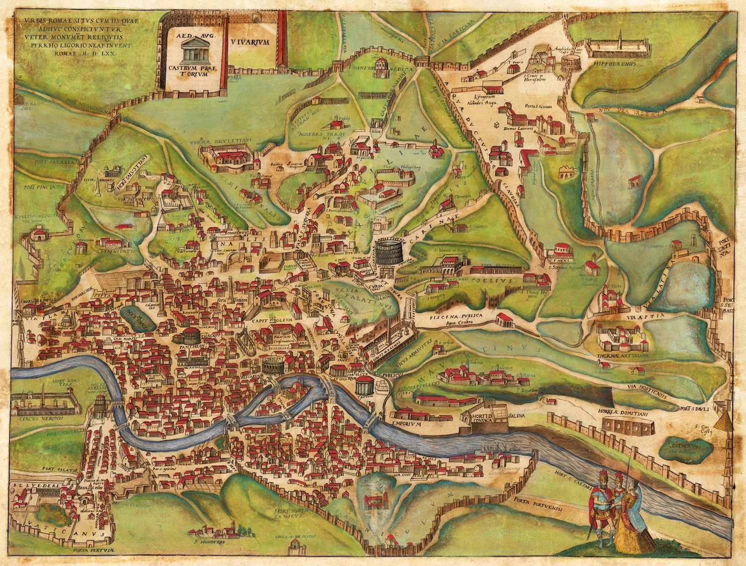 Винтаж мира географические карты плакат Шотландии (1851) классический холст