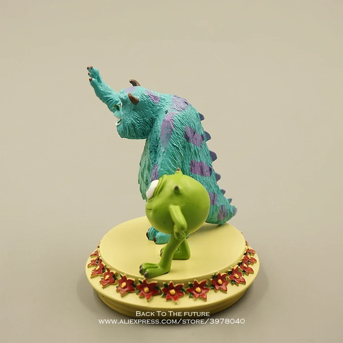 Фигурки из аниме Дисней монстерс Mike Wazowski Mr Q 7 см мини фигурки ПВХ для украшения