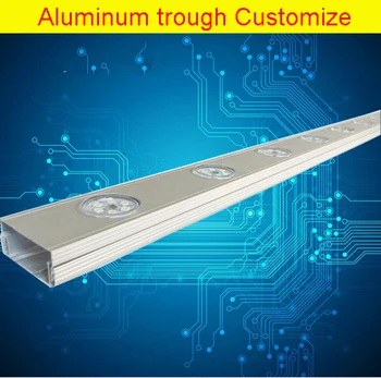 

Round led module light installationn Aluminum trough,1000*60*25mm, can be instationn 6,8 and 10pcs led round module Aluminum