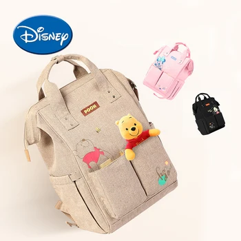 

Disney USB Charge Diaper Bag Heat Preservation Maternity Travel Backpack Large Capacity Nursing Bag Baby Care Nappy Backpack