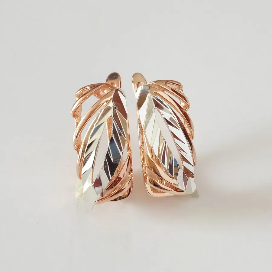 

Earrings for Women 585 Rose Gold Color Jewelry Office Style Drop Earring Fashion Jewelry