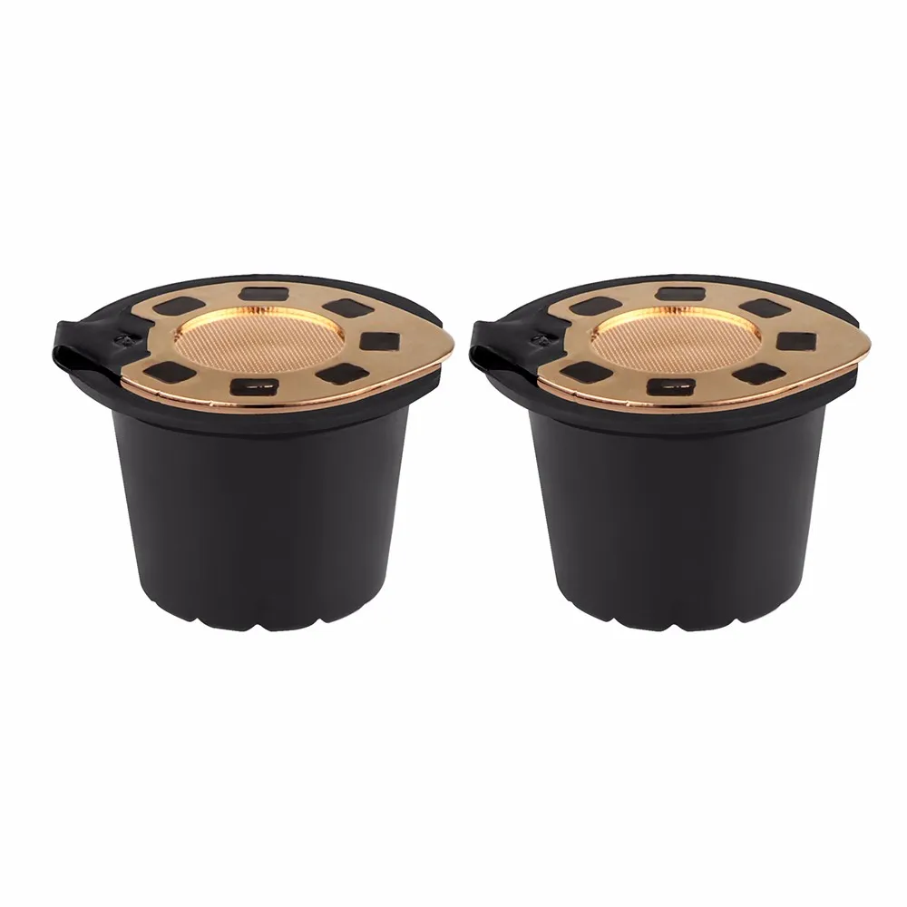 2 шт/3 шт/Паг многоразовые Nespresso Gold для многоразовых капсулы кофе Nespresso(2-pack