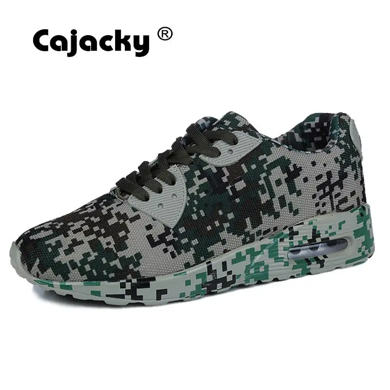 

Cajacky Brands Camouflage Men Shoes plus size Sneakers Men breathable trainers Unisex Shoes Summer Autumn Male Footwear 36-46