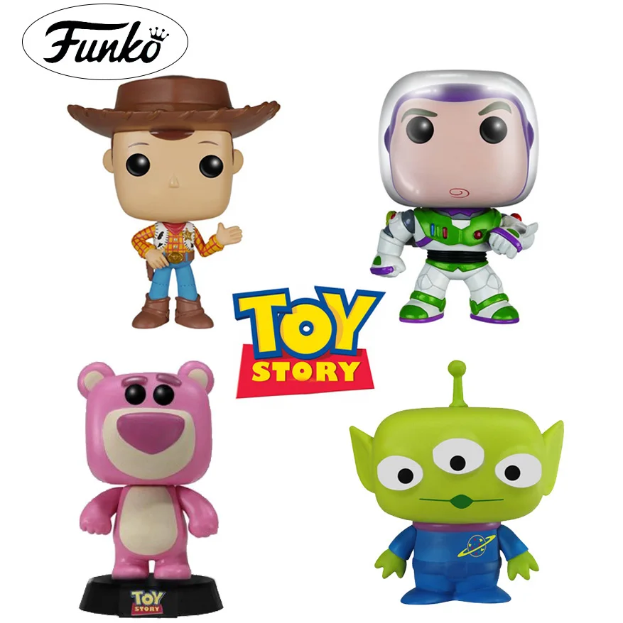 FUNKO POP Toy Story фигурка лотсо инопланетянин Базз Лайтер Вуди Коллекционная модель
