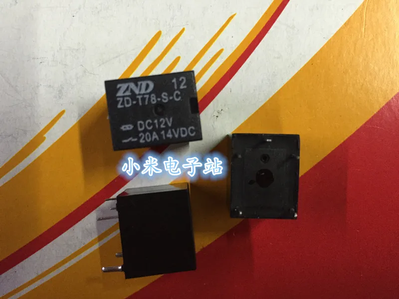 ZD-T78-S-C DC24V Zhende автомобильное реле 5-контактное преобразование 20А поколение SRA-24VDC-CL