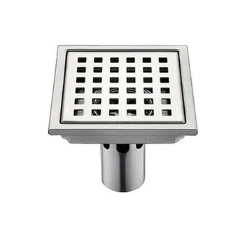 

AZOS SUS304 stainless steel Deep water sealing floor drain Toilet Fast drainage Deodorant/Fast drainage 110*110mm Rectangular