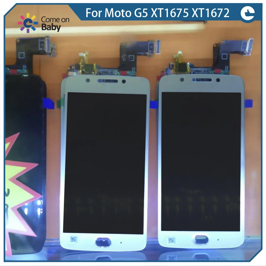 Новое поступление для MOTO G5 XT1672 XT1675 ЖК-дисплей + Сенсорная установка