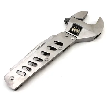 

Multi purpose muxincamp multifunctional combination tools stainless steel adjustable spanner screwdriver finger file