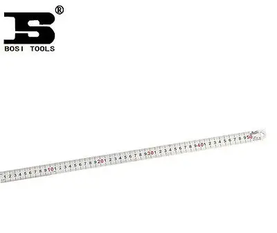 

BOSI 30HRC One Piece Double-side Metric/ Inch Steel Ruler 12"/300mm Long