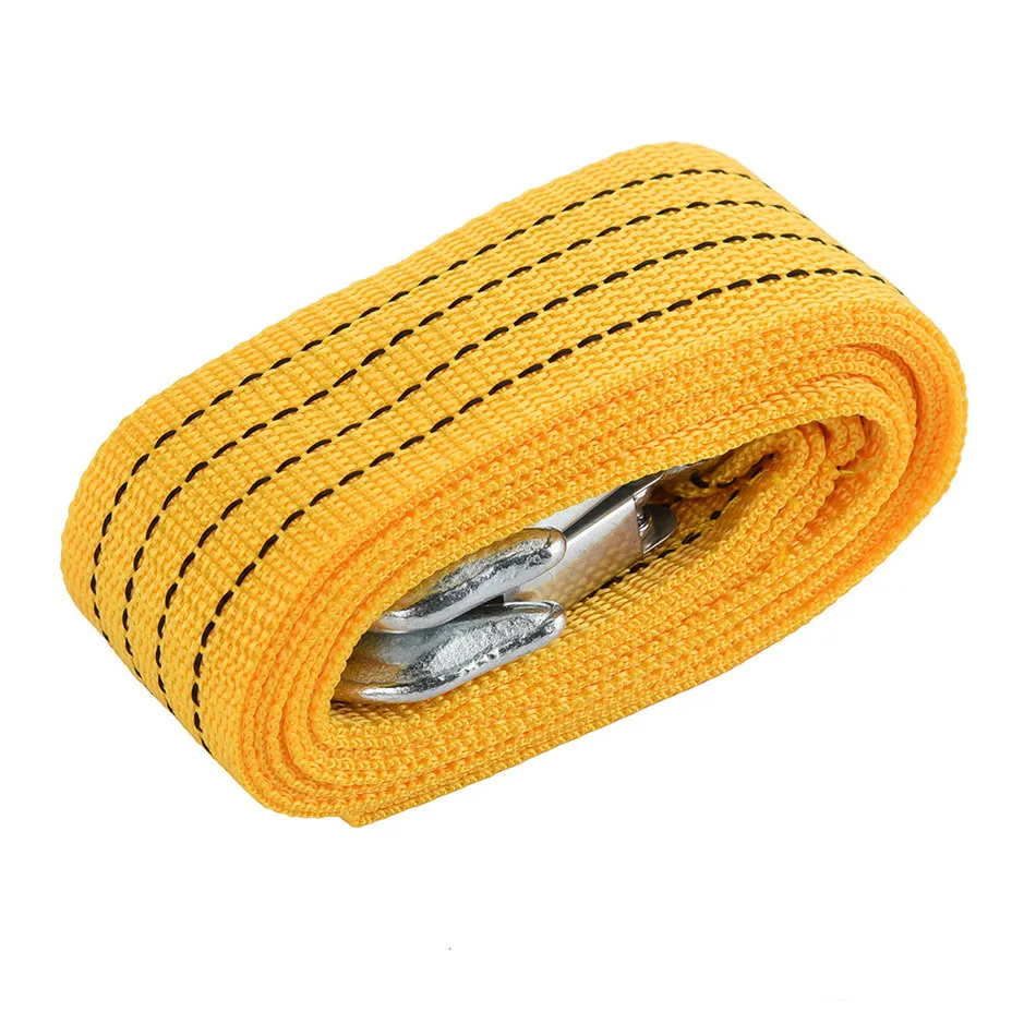 السيارات سحب الكابل سحب سحب حبل 4 متر 5 طن الثقيلة الشريط هوكس فان طريق الانتعاش إسقاط الشحن