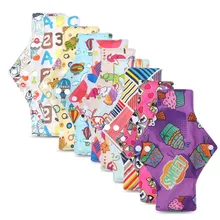 25*18 см гигиенические прокладки многоразовые угольно-Бамбуковые моющиеся дышащие тканевые прокладки для трусиков менструальные Прокладки женские гигиенические прокладки