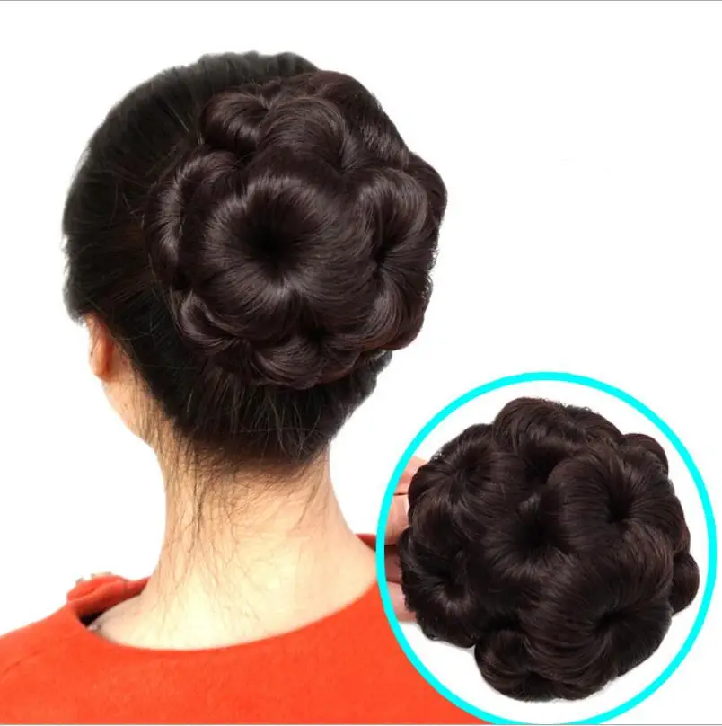 New Nine Flowers 9 Wig Hair Bag Flower Hair Bag Wig Ball Head Fluffy