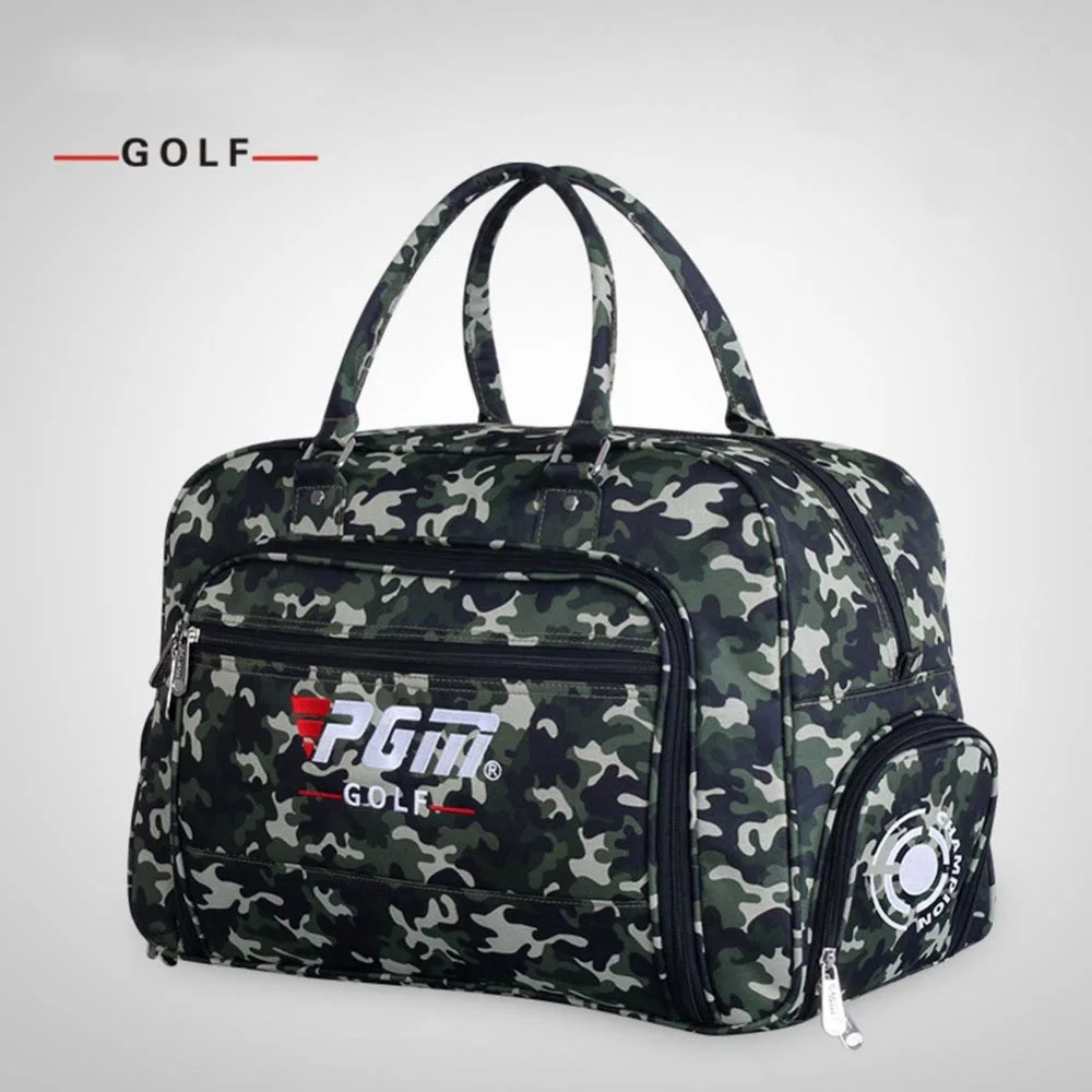 Crestgolf جديد وصول أعلى جودة التمويه أكياس الملابس والأحذية والحقائب الغولف الغولف السفر مزدوجة حقائب اليد