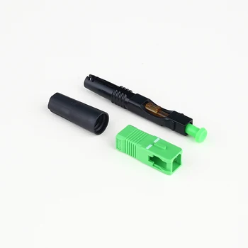 

100PCS SC/APC Quick Connector FTTH Optic Fiber SC APC Fast Connector H02