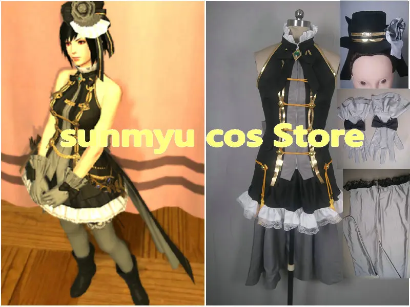 FINAL FANTASY XIV Super Star Hinamatsuri Idol платье Косплэй костюм Размеры адаптируемые под
