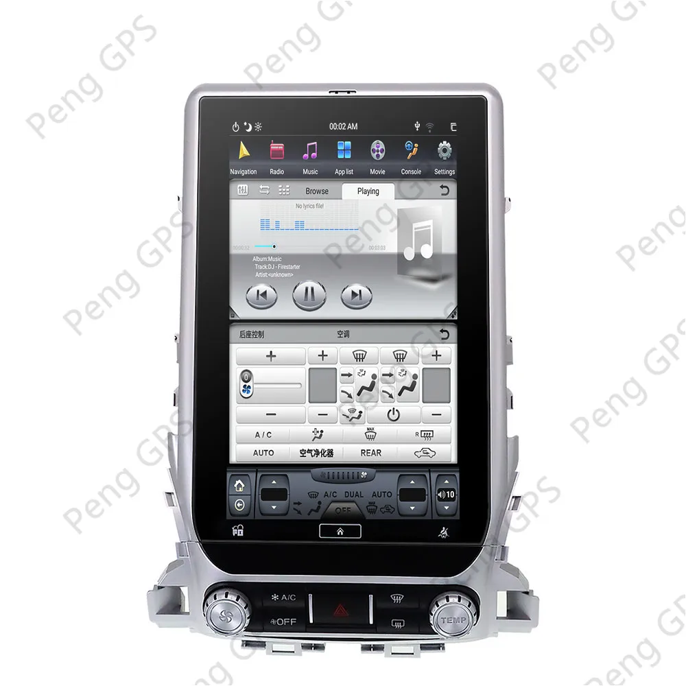 Clearance 4+64 Tesla style vertical screen Android 8.1 Car GPS Navigation For TOYOTA LAND CRUISER LC200 2016 2017 2018 19 headunit stereo 3