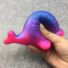 Изысканный весело большой кит мягкими очарование замедлить рост 14 см Моделирование Kid Игрушка Z0315