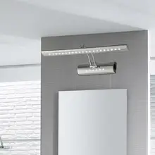 Нержавеющая сталь зеркало передний светильник светодиодный настенный светильник ванная комната зеркало макияж светильник ing 7 вт высокое качество