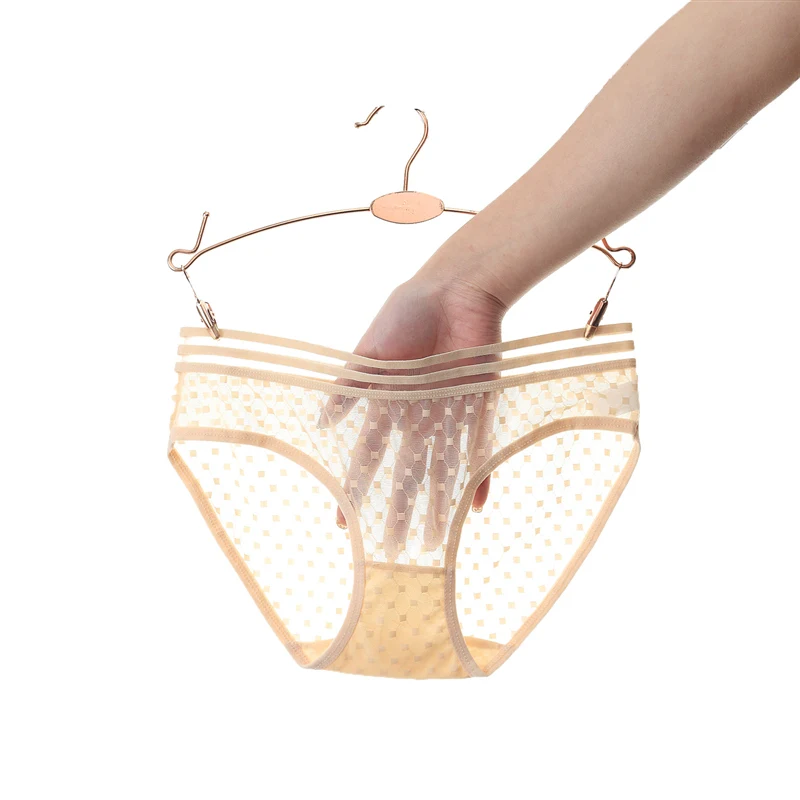 Transparent Mesh Panties Women Ultra-thin Seamless Briefs Charming Underwear Women Breathable Womens Panties Underwear Lingerie (7)
