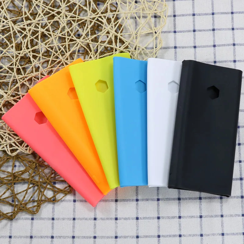 Внешний Противоскользящий силиконовый чехол для Xiaomi Power Bank 2 10000 мАч 20000 2C