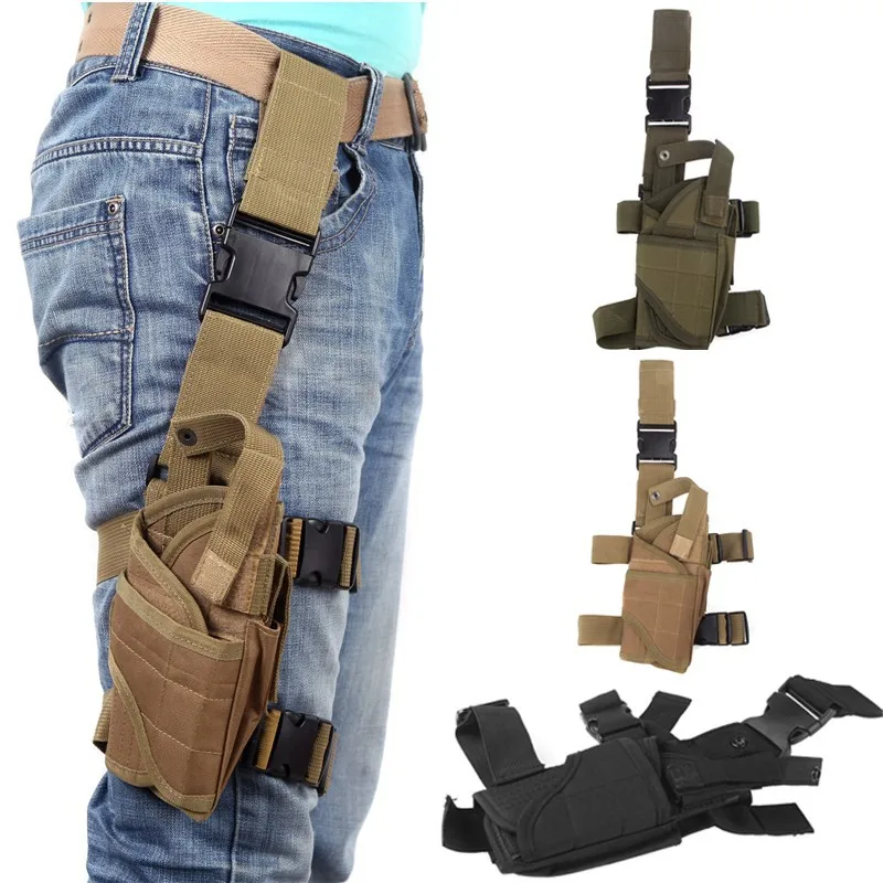 

Adjustable Nylon Tactical Holster Army Combat Airsoft Pistol Universal Holster Hunting gun accessories fit for all handguns