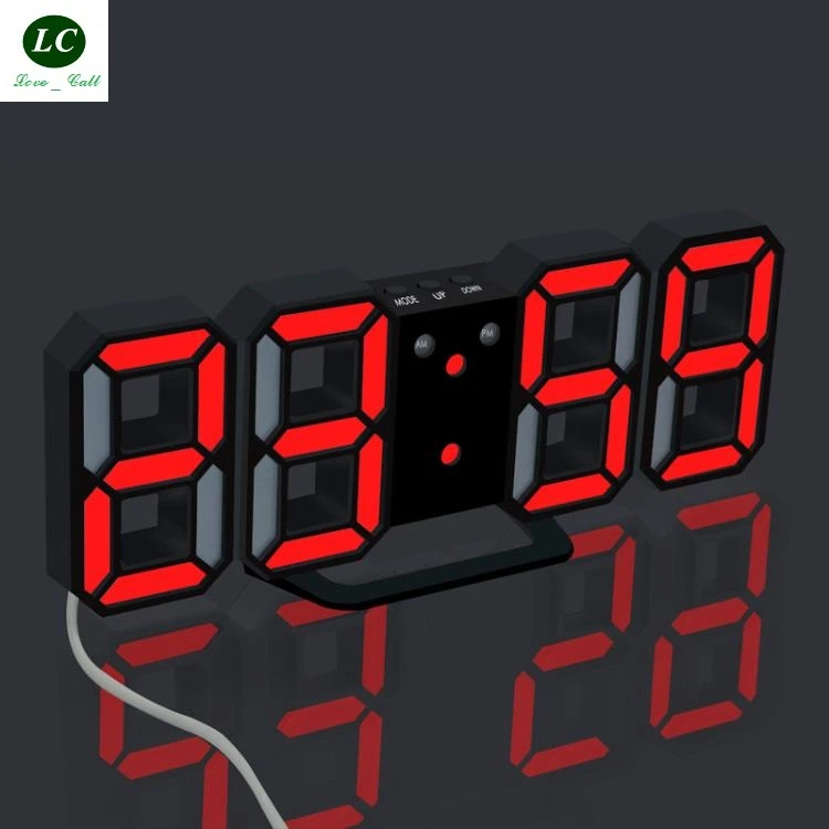 Masa saati yeni gece lambası elektronik saat masaüstü dijital alarmlı saat  saat oturma odası yatak odası dijital saat|desk table clock|table  clockclock desktop - AliExpress