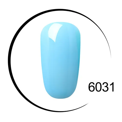 Elite99 одношаговый Цветной Гель-лак чистый цвет белый дизайн ногтей супер качество отмачиваемый Светодиодный УФ-гель без запаха - Цвет: 6031