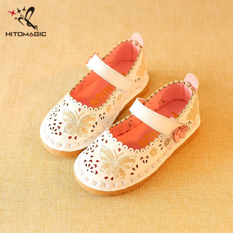 HITOMAGIC Leather Children Footwear Shoe Girl Children's Shoes For