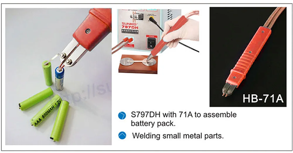 SUNKKO 797DH машина точечной сварки 3.8KW батарея точечной сварки толщина 0,35 мм точечная Импульсная Сварка машина с HB-70B wending pen