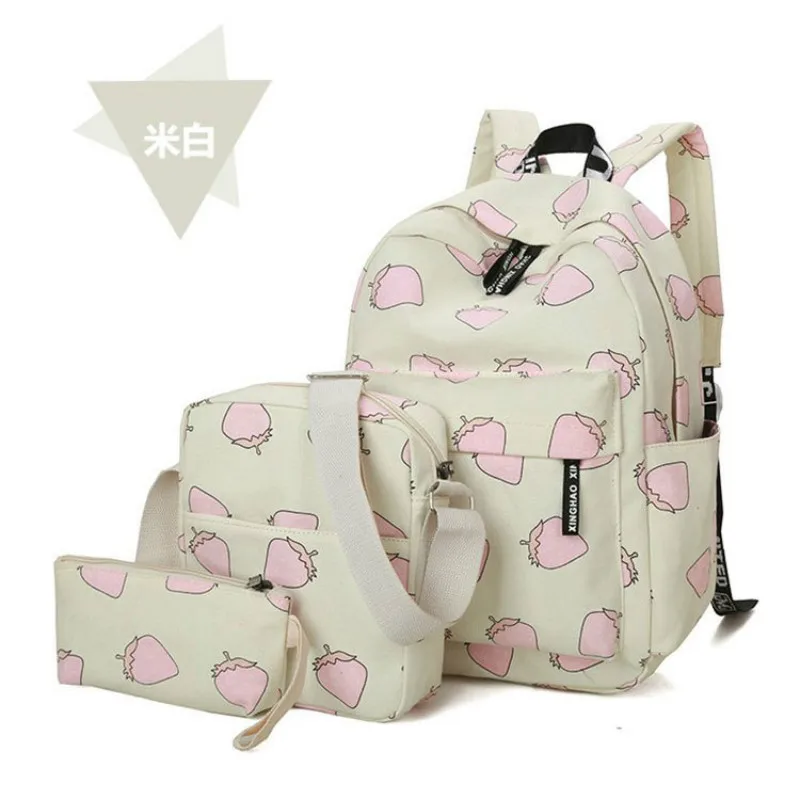 Mochila 3 шт./компл. модные женские рюкзаки Женская Повседневная дорожная сумка
