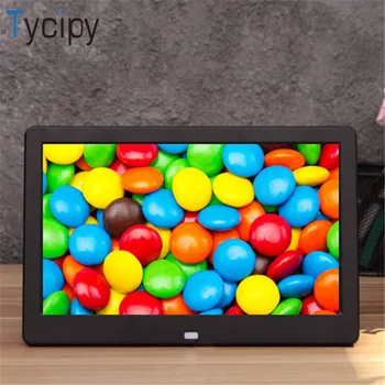 

Tycipy 10" Photo Frame LCD Digital LED Electronic Screen Photo Frame with Remote Control for Music Mp3 Video Mp4 Black Gift