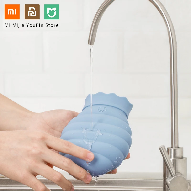 Xiaomi 313/620 мл сумка для горячей воды s силиконовая бутылка микроволнового отопления