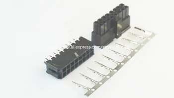 

200 sets Micro-Fit connector 3.0mm 2x8 Pin 16 P Wafer straight dual row + Receptacle Housing + terminal 43025 / 43045 / 43030