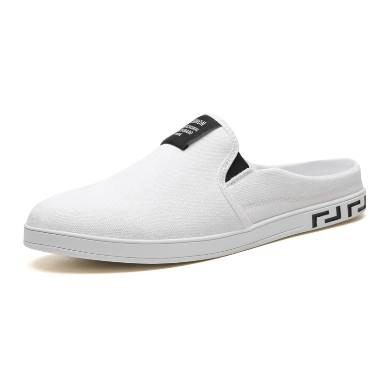 

Baotou half slippers men's sandals breathable outdoor slippers no heel lazy sandals summer new casual white shoes