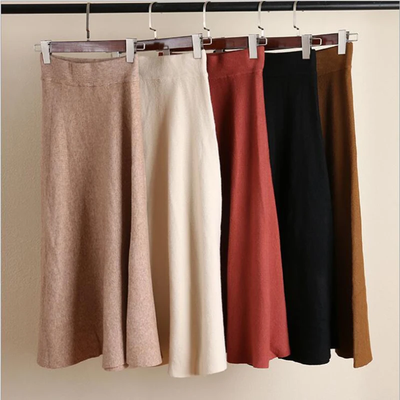 

2019 New Women Skirts Fashion Slim Female Clothing Cute Japanese Kawaii Skirts For Women Thickened Cotton Skirts jupe femme