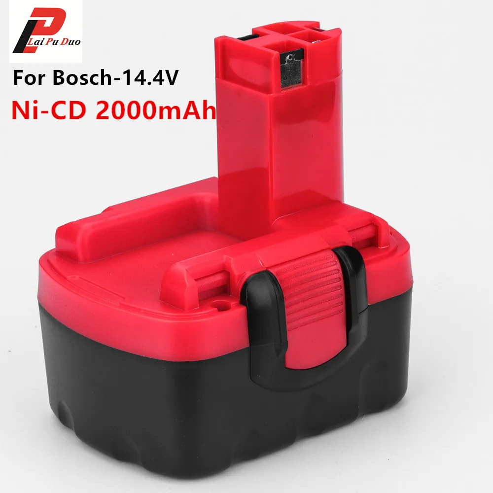 New 14.4V Ni CD 2.0Ah Replacement Power Tool Battery for Bosch 2 607