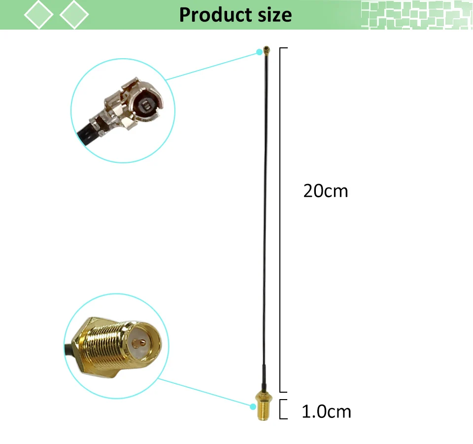 5 шт. 868 МГц 915 МГц телевизионные антенны 5dbi RP-SMA разъем 868 915 antena GSM Antenne + 21 см SMA мужской/u. FL косичка кабель