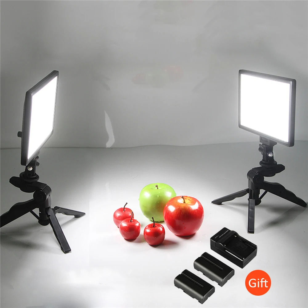 VILTROX L116T фотостудия Set 2x двухцветная диммируемая DSLR Светодиодная лампа для