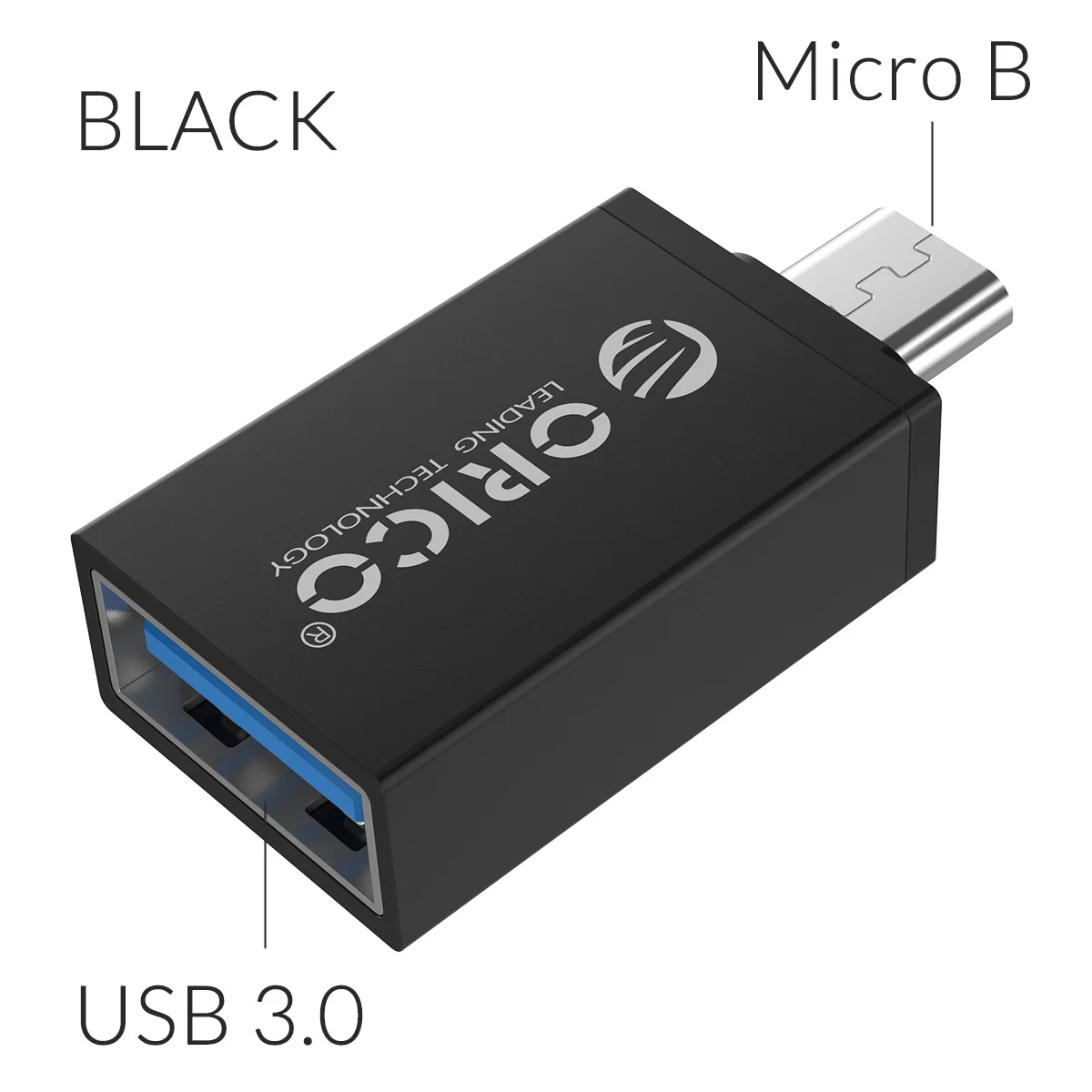 ORICO OTG адаптер Micro USB-type C адаптер конвертер для huawei samsung Macbook OPPO usb 3,0-type C Micro B USB type-C OTG - Цвет: USB 3.0 to Micro B