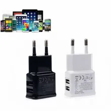 5V 2A EU Plug 2 USB адаптер, настенное зарядное устройство для мобильного телефона, микро-зарядное устройство для samsung
