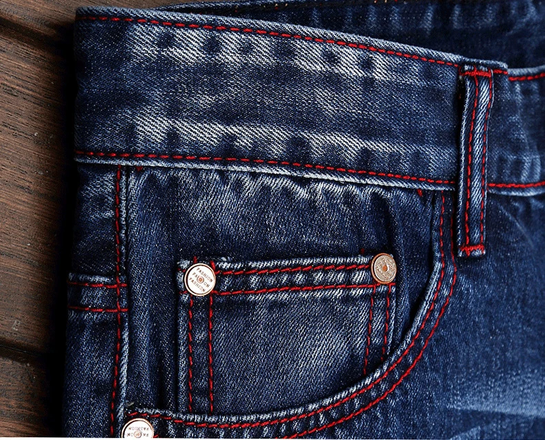 Новая мода рваные мужские байкерские джинсы потертые джинсовые брюки мужские рваные художественные нашивки Стрейчевые джинсы тонкие брюки размер 28-42