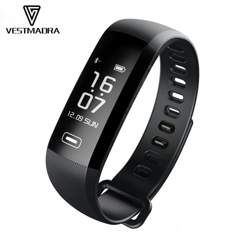 

VESTMADRA Smart Fitness Bracelet Watch Intelligent 50 Word Information Display Blood Pressure Heart Rate Monitor Blood Oxygen